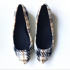 Kelly & Katie Pirassa tweed flats Size 9